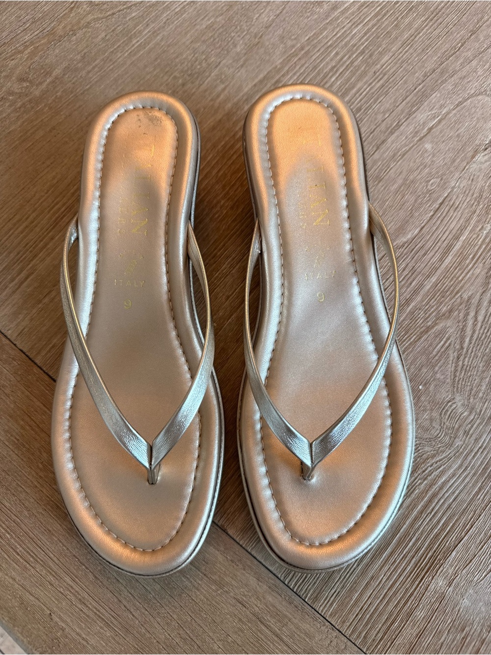 Women Gold Sandals/Wedges